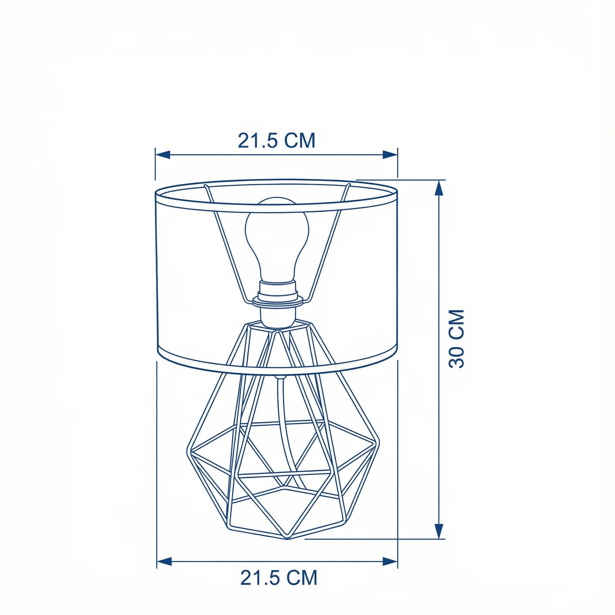 Bedside Table Lamp | Geometric Modern Eye Protection Projection Atmosphere Light