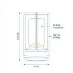 Table Lamp | Elegant Cordless Touch Sensor Ambient Light