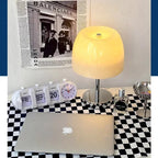 Table Lamp | Glass Mushroom LED Vintage Modern Ambient Light - Image 4