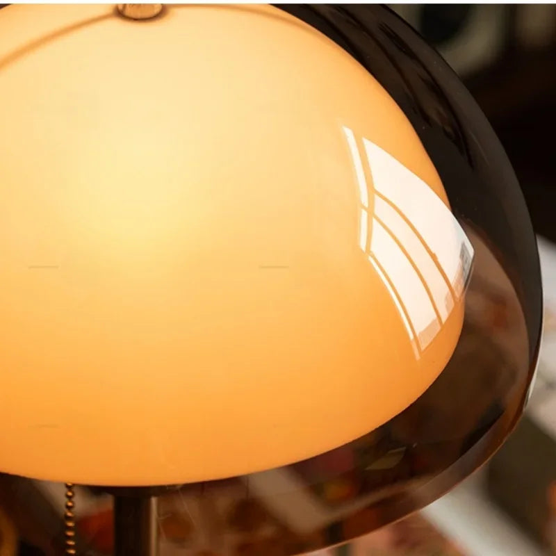 Table Lamp | Iron Acrylic Retro Warm LED Light for Bedroom Living Room - Image 4