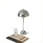 Minimalist Classic Metal Bedside Lamp | Timeless Nightstand Accent