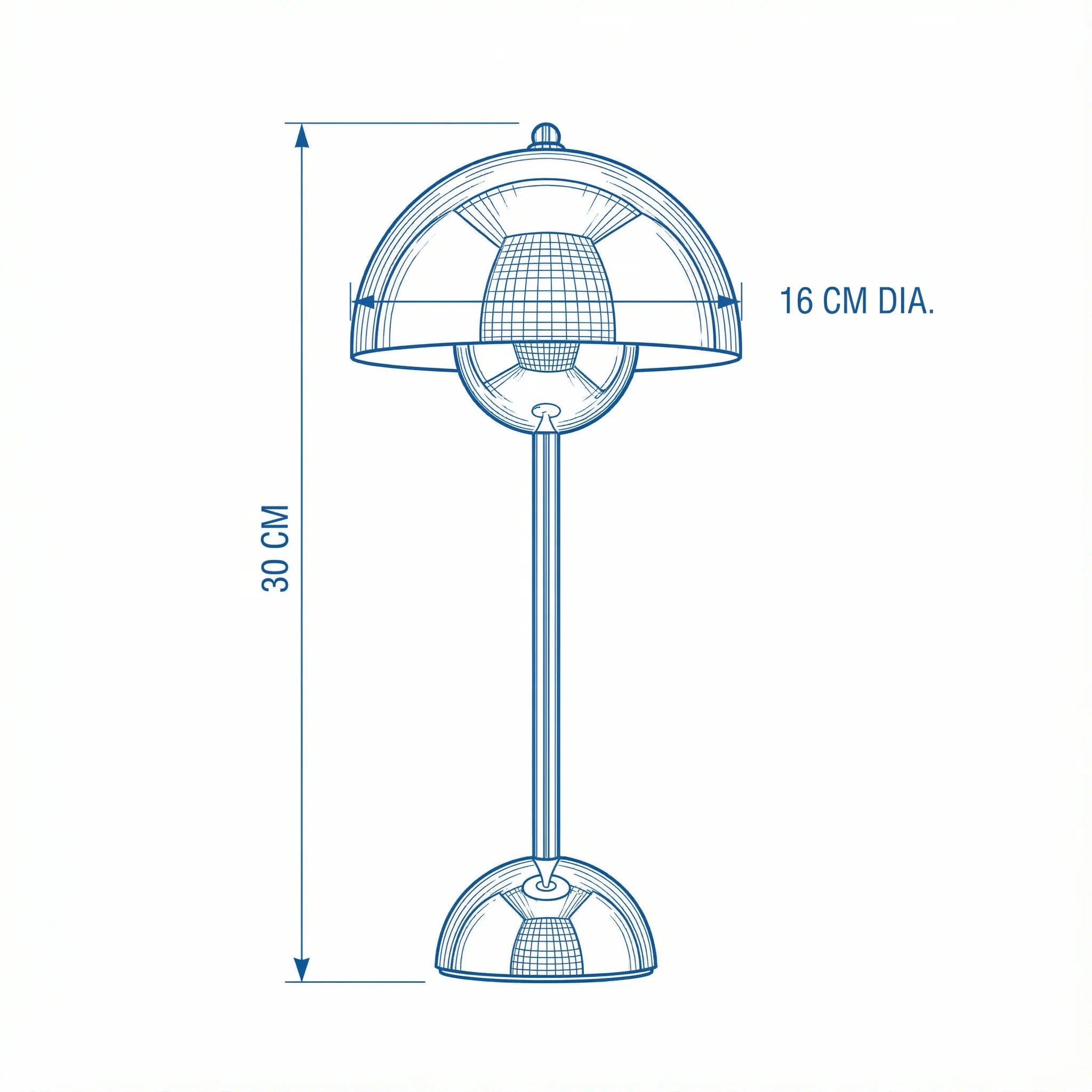 Minimalist Classic Metal Bedside Lamp | Timeless Nightstand Accent