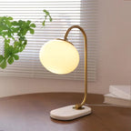 Table Lamp | Modern Glass Metal Soft Light for Bedroom or Living Room - Image 11