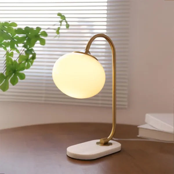 Table Lamp | Modern Glass Metal Soft Light for Bedroom or Living Room - Image 11