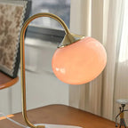 Table Lamp | Modern Glass Metal Soft Light for Bedroom or Living Room - Image 8