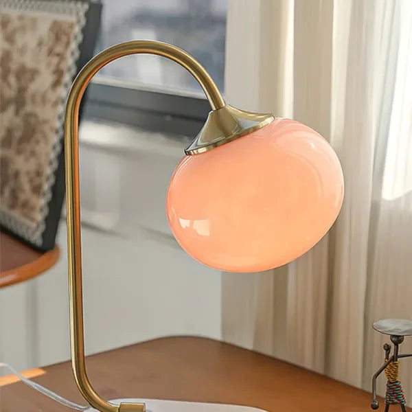 Table Lamp | Modern Glass Metal Soft Light for Bedroom or Living Room - Image 8