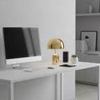 Table Lamp | Modern Metal Bell Design with Ambient Glow