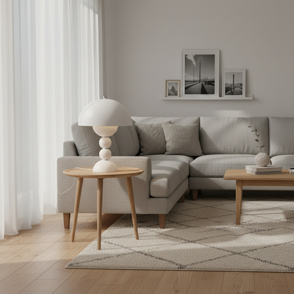 Table Lamp | Nordic Minimalist USB Rechargeable Design with Ambient Glow