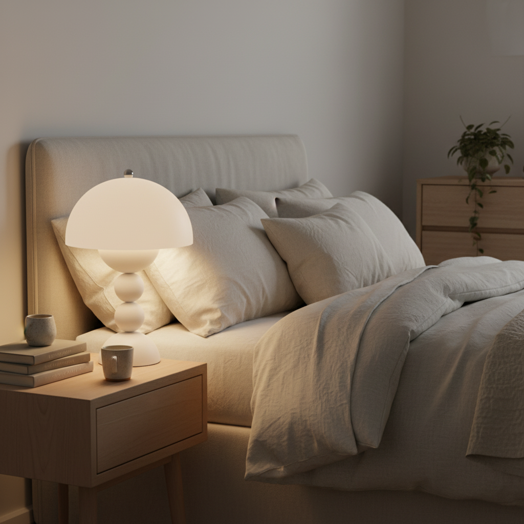 Table Lamp | Nordic Minimalist USB Rechargeable Design with Ambient Glow