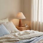 Table Lamp | Retro Solid Wood Design with Customizable Ambient Lighting