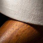 Table Lamp | Retro Solid Wood Design with Customizable Ambient Lighting