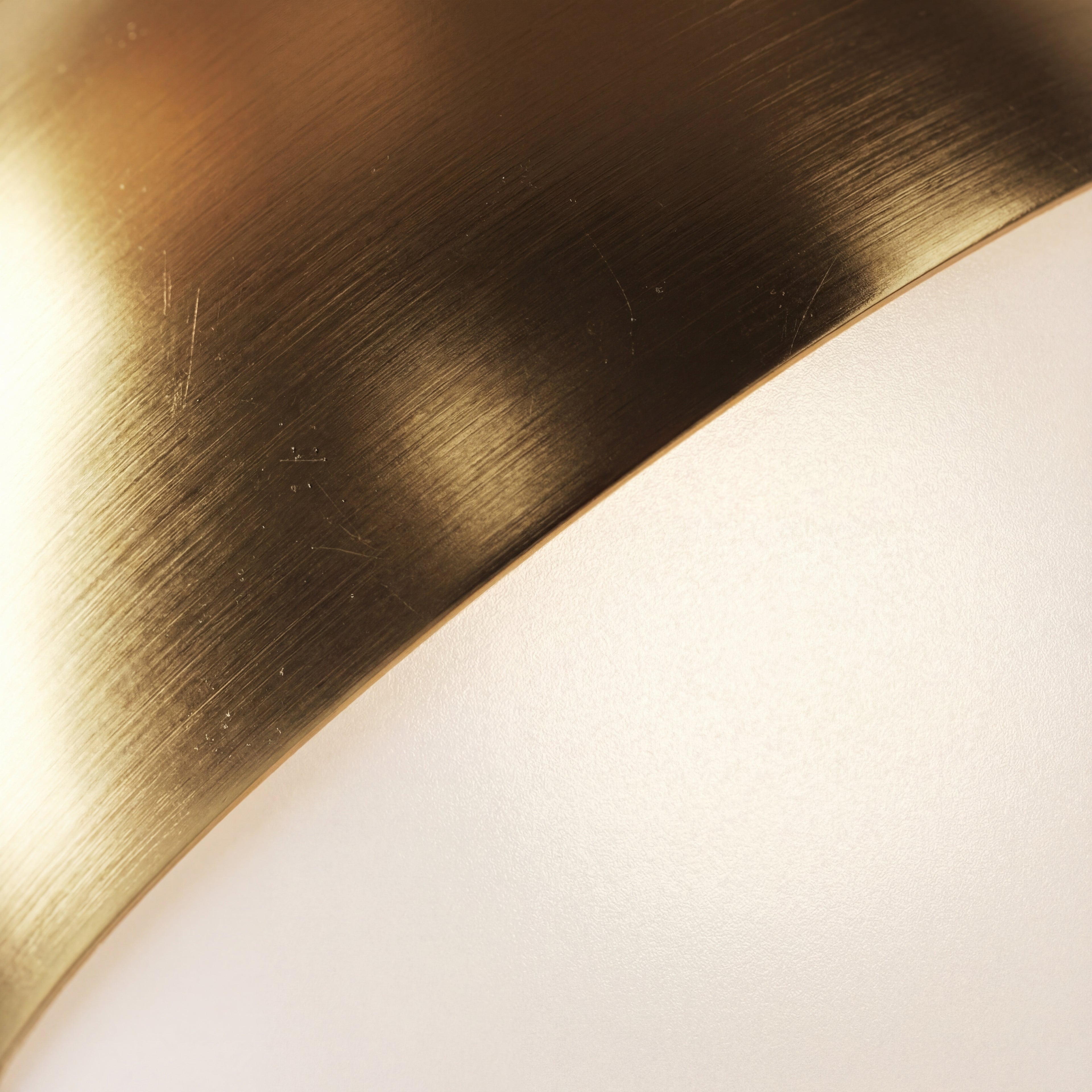 Table Lamp | Sculptural Brass Base with Elegant Glass Shade