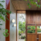 Wall Lamp | Metal Acrylic Minimalist Egg Shape Ambient Lighting Fixture - Image 4