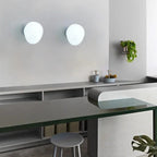 Wall Lamp | Metal Acrylic Minimalist Egg Shape Ambient Lighting Fixture - Image 5