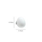 Wall Lamp | Metal Acrylic Minimalist Egg Shape Ambient Lighting Fixture - Image 8