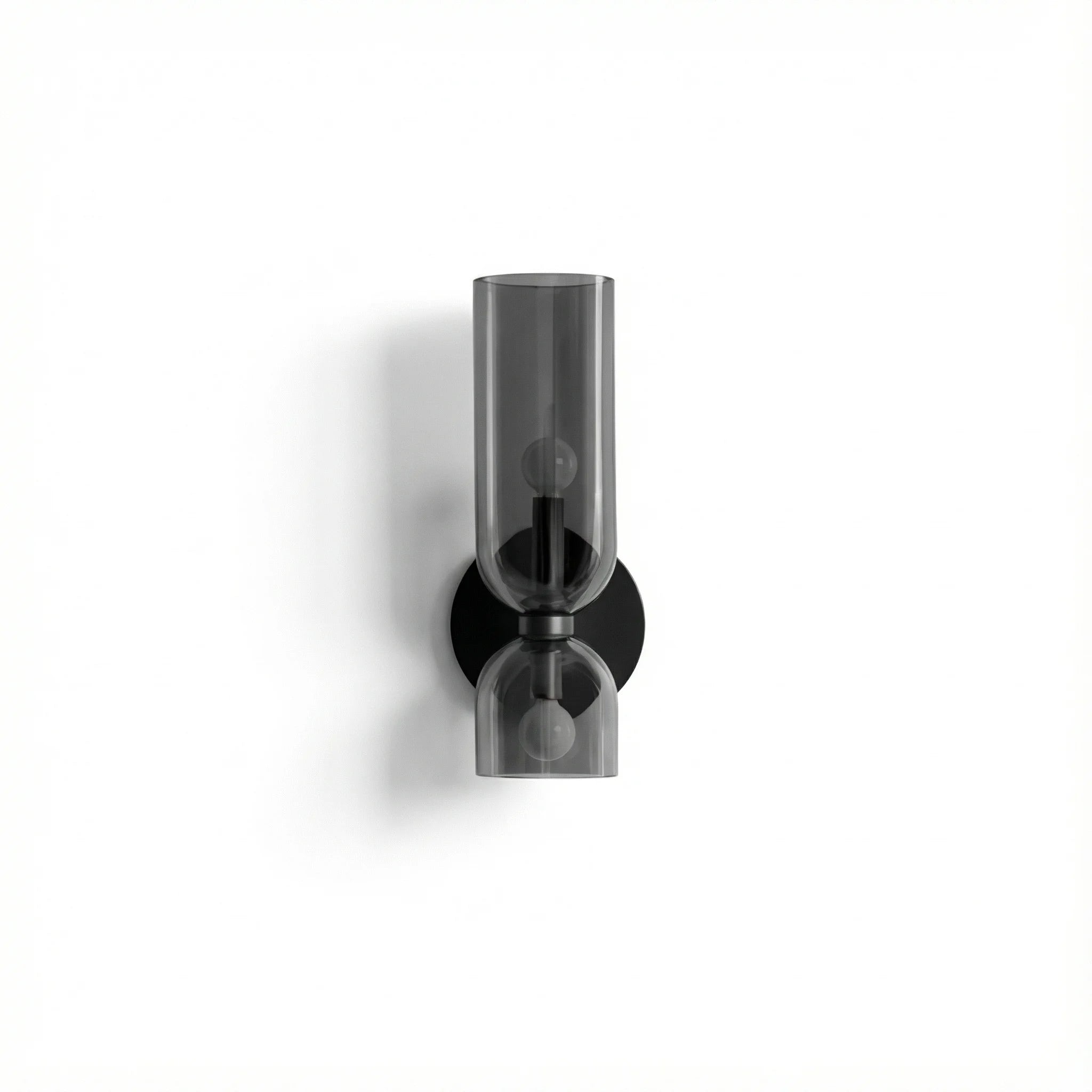 Wall Lamp | Modern Glass Dual Shade LED Accent Fixture