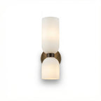 Wall Lamp | Modern Glass Dual Shade LED Accent Fixture