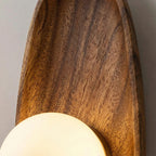 Wall Lamp | Natural Wood Contemporary Accent Lighting Fixture