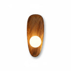 Wall Lamp | Natural Wood Contemporary Accent Lighting Fixture