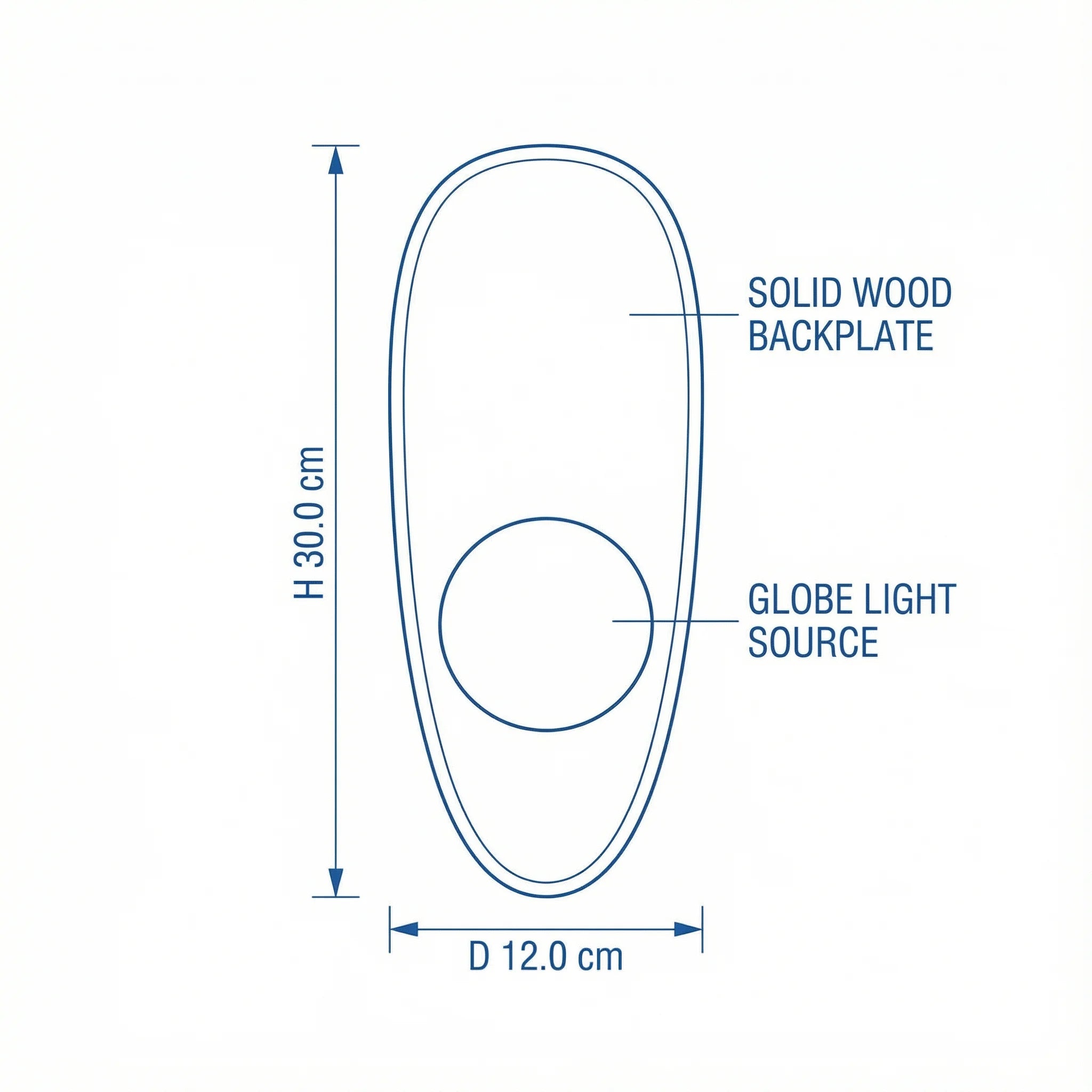 Wall Lamp | Natural Wood Contemporary Accent Lighting Fixture