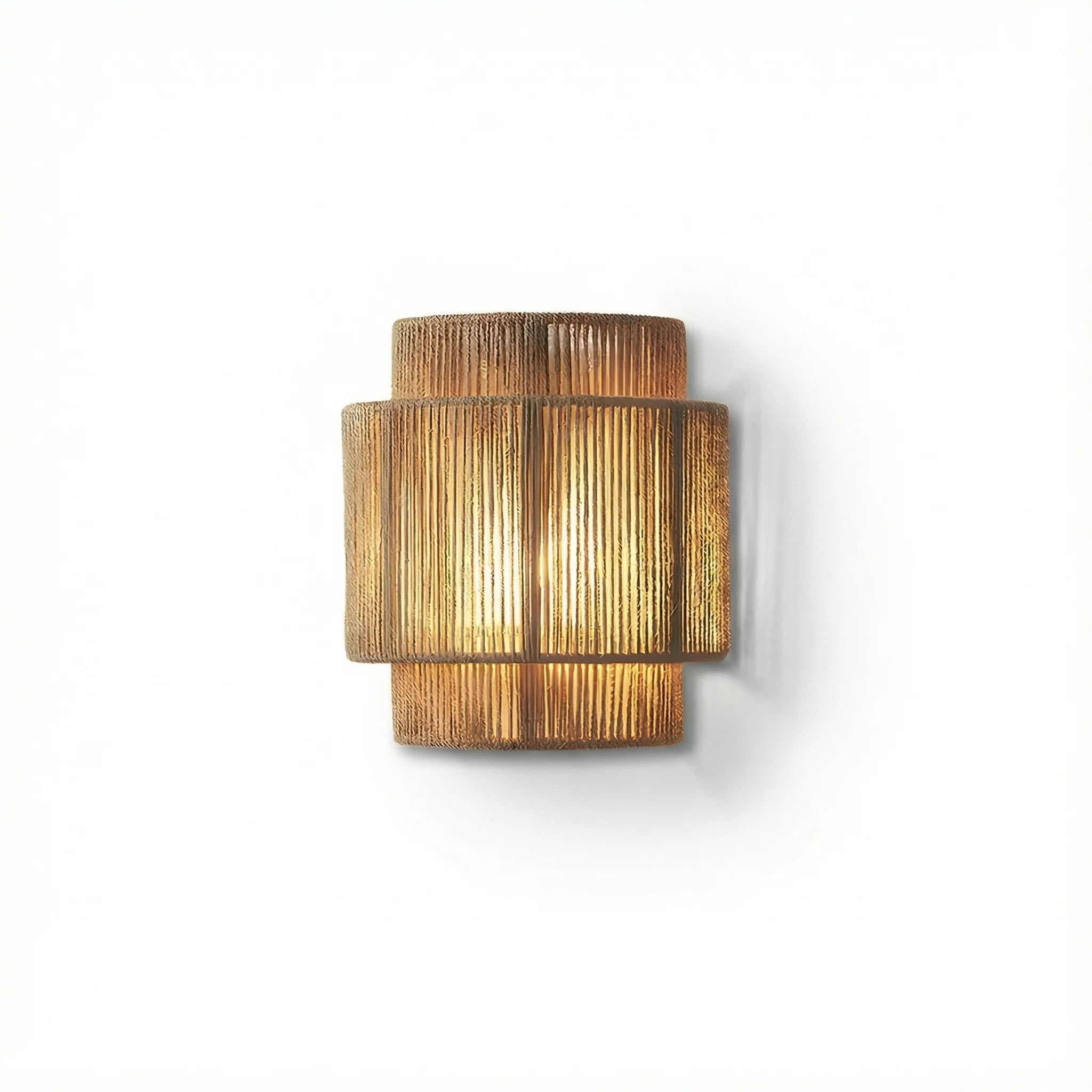 Wall Lamp | Natural Woven Rope Eco-Friendly Soft LED Light Fixture