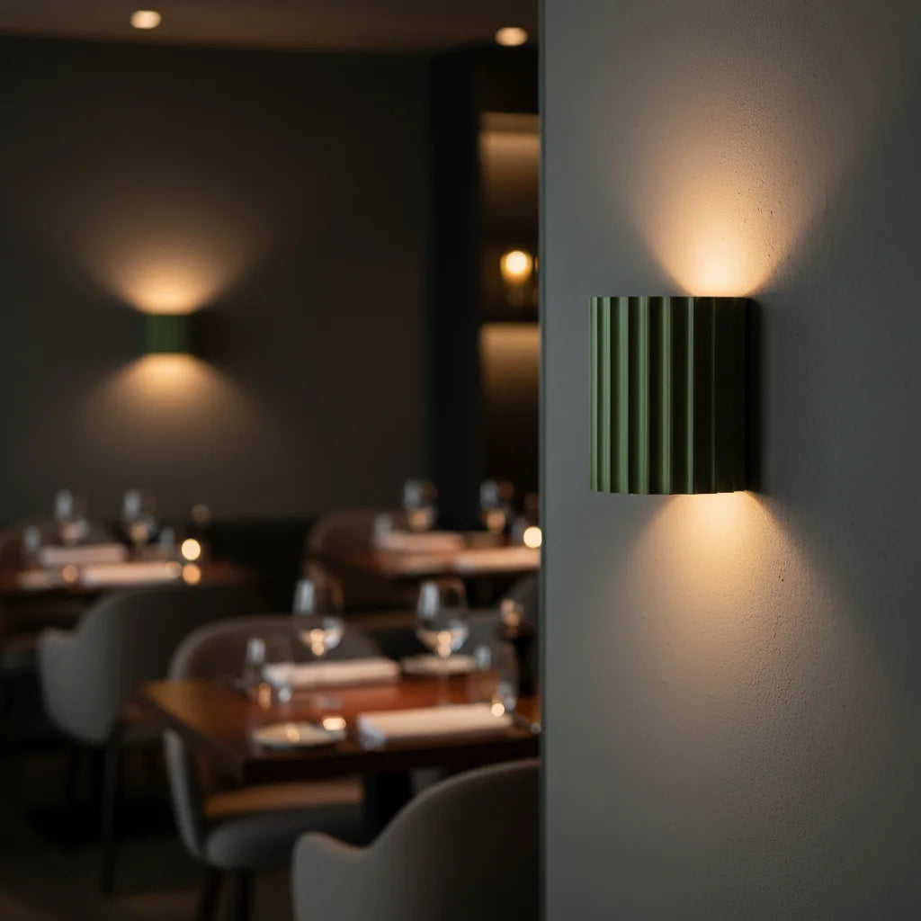 Wall Lamp | Resin Modern Wavy Accent Light