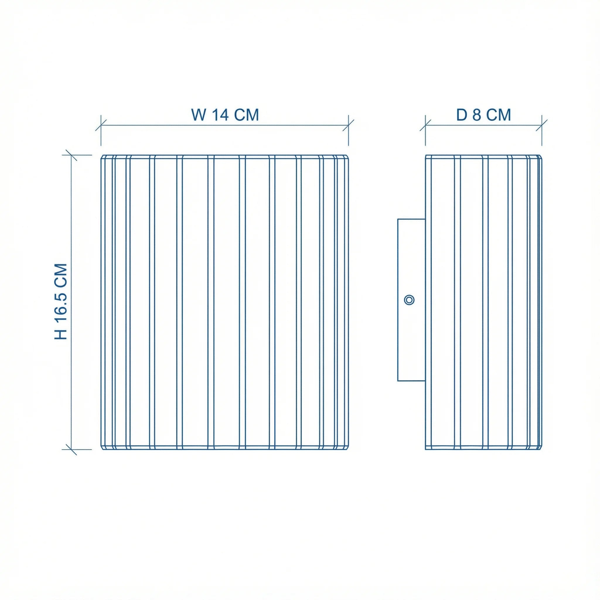Wall Lamp | Resin Modern Wavy Accent Light