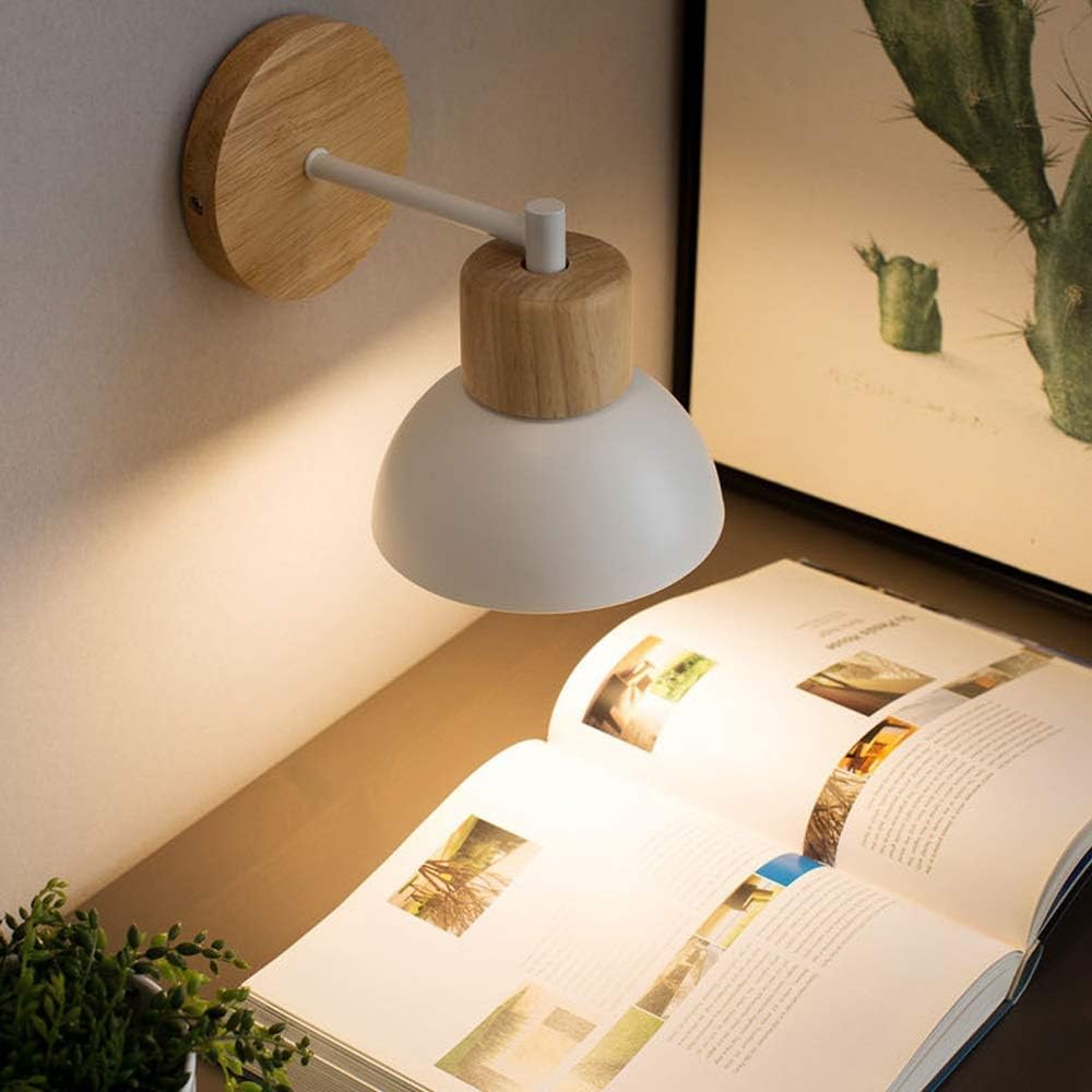 Wall Light | Nordic Wood Iron Japandi Minimalist LED Fixture - Image 10