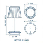 Norix Wireless Table Lamp – Adjustable LED Design