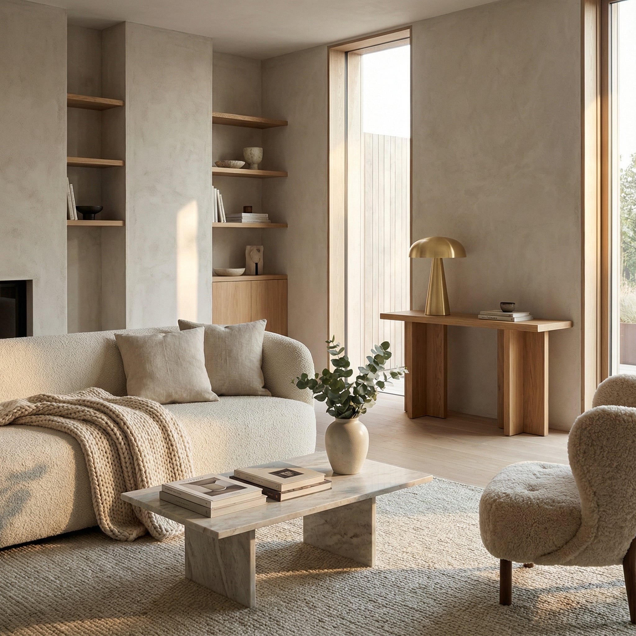 Wireless Table Lamp | Elegant Metal and Acrylic Design with Touch Controls